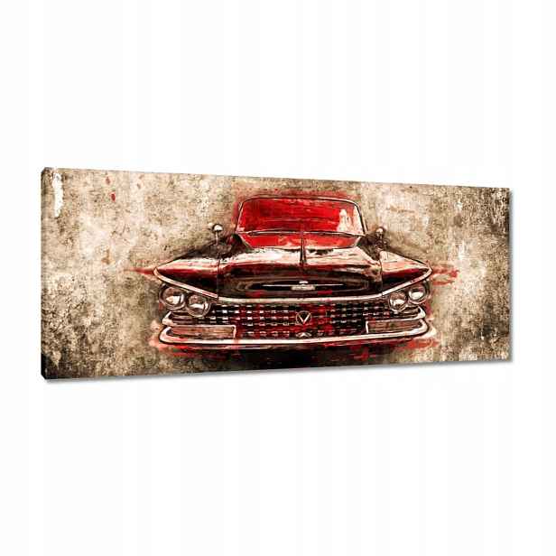Obrazy 100x40 Červený Buick