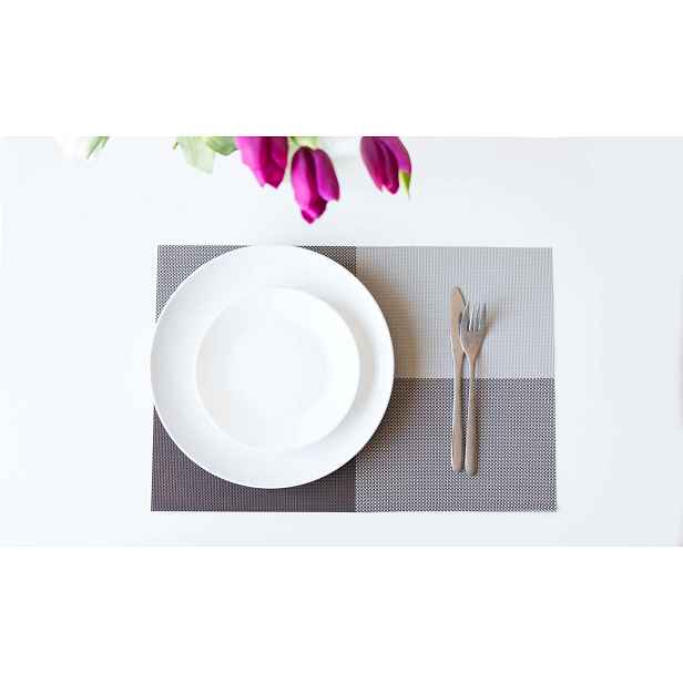 JAHU collections Prostírání Deluxe 30 × 45 cm – Aida tmavě hnědá