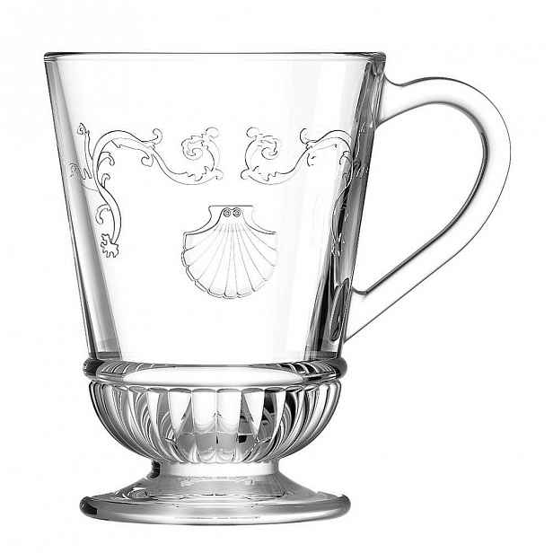 Skleněný hrnek s uchem La Rochére Versailles, 400 ml