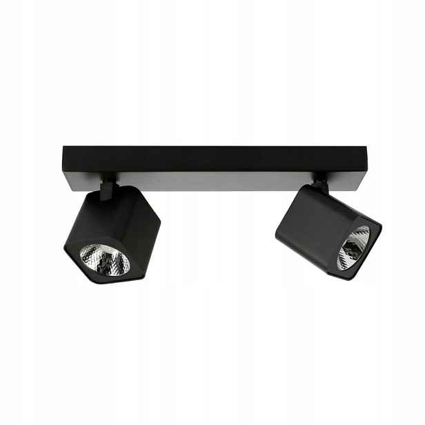 Spot Reflektor Led svítidlo Černé Pohyblivé 2xLED 10W 1000lm Aveiro Italux