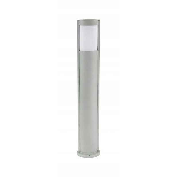Stojací venkovní sloupková lampa šedá, trubka 97 cm, IP54 Su-ma