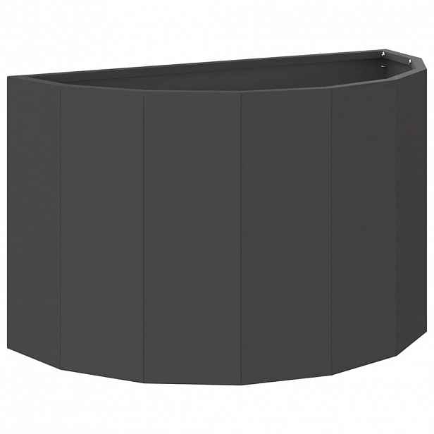 vidaXL Truhlík Černá 60 x 30 x 35 cm Ocel
