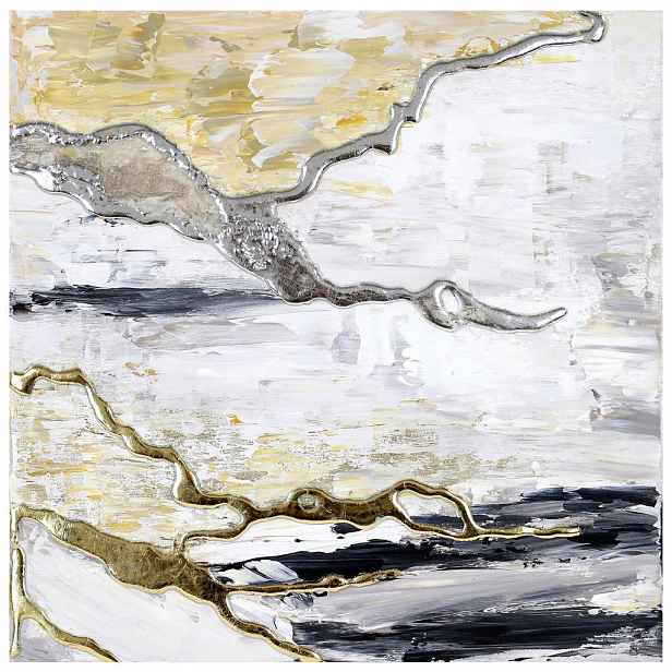 Monee OLEJOMALBA, abstraktní, 30/30 cm