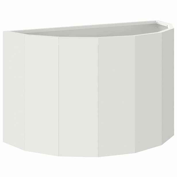 vidaXL Truhlík Bílá 60 x 30 x 35 cm Ocel