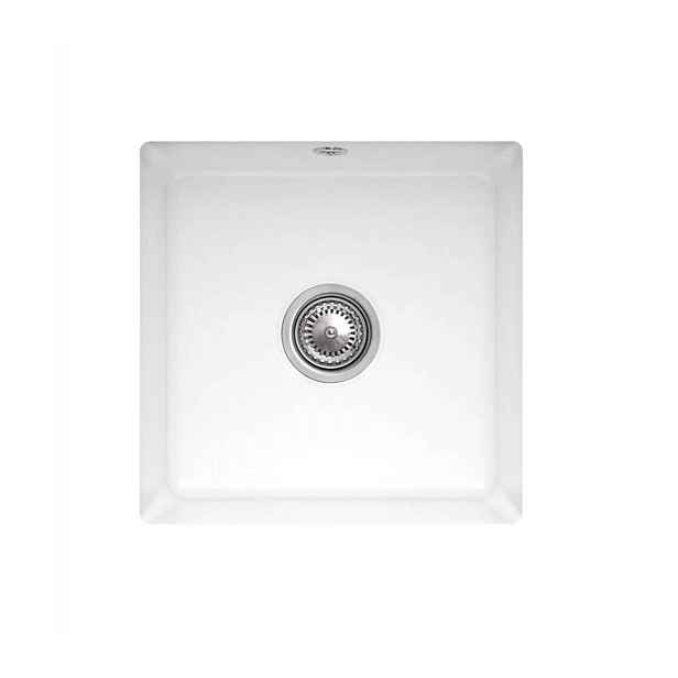 Villeroy & Boch Subway 50 - Keramický dřez 44x44 cm, CeramicPlus, Stone White 332501RW