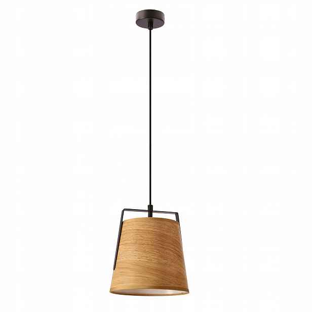 Závěsná lampa Lustr Candellux Milbury Černý Abažur 20 cm E27 ocelová