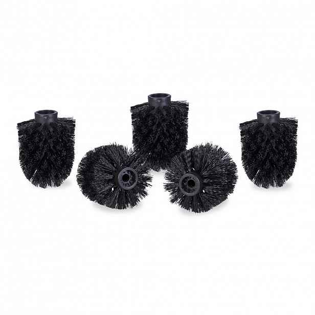 Relaxdays HLAVICE Černá 5-ks plast závit 9,5 mm