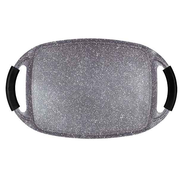 BLAUMANN - Pláto grilovací 47cm Gray Stone Touch