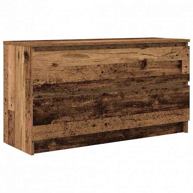 vidaXL TV stolek old wood 100x35x54 cm kompozitní dřevo