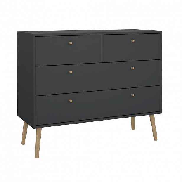 Best Price KOMODA, šedá, 98,7/81,7/39,1 cm