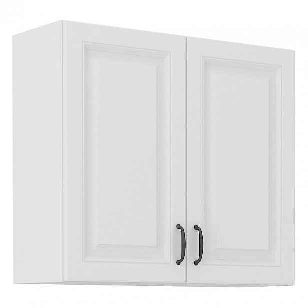 Horní kuchyňská skříňka SOPHIA - šířka 80 cm, bílá