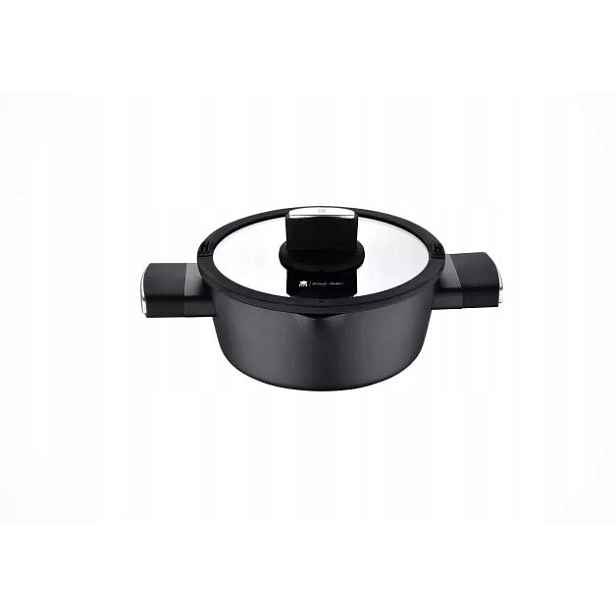 MasterPro hrnec se skleněnou poklicí z nerezová ocel, indukce 2 l, Ø 20 cm