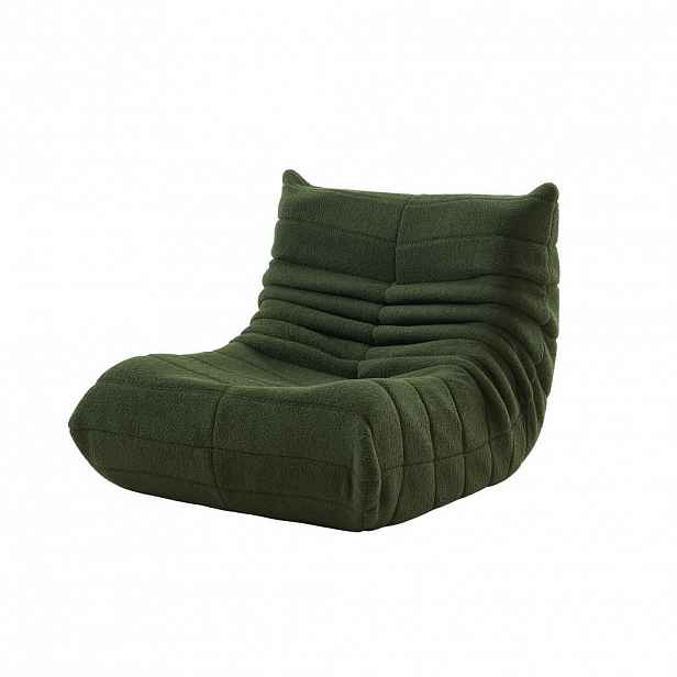 Modfu RELAXAČNÍ křeslo 85/110/79 cm Zelená Ergonomická podpora pro ložnici a obývací pokoj