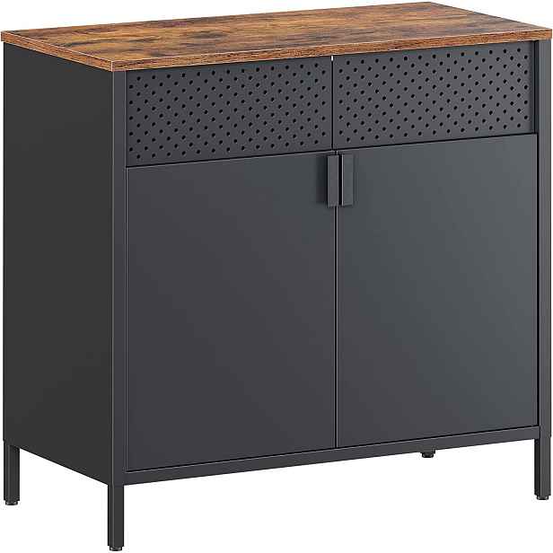 Univerzální Vitrína Do Obývacího Pokoje 80 CM, Černá