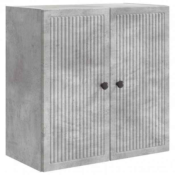 vidaXL Nástěnná skříň Betonově šedá 59 x 31 x 60 cm Kompozitní dřevo