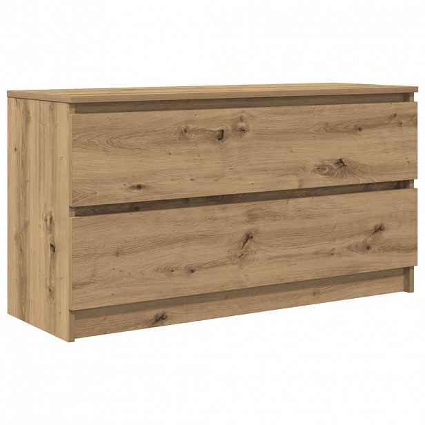 vidaXL TV skříňka dub artisan 100x35x54 cm kompozitní dřevo