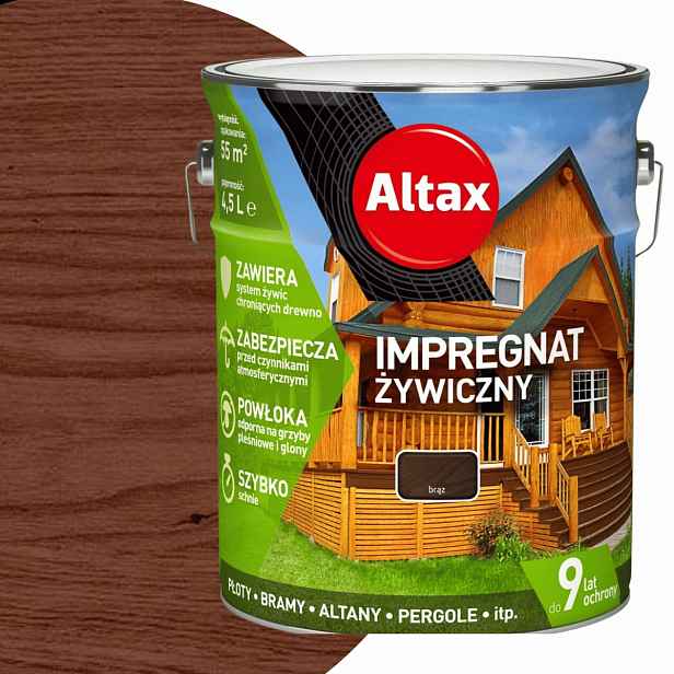 Altax Impregnát pryskyřičný 4,5L Bronzový