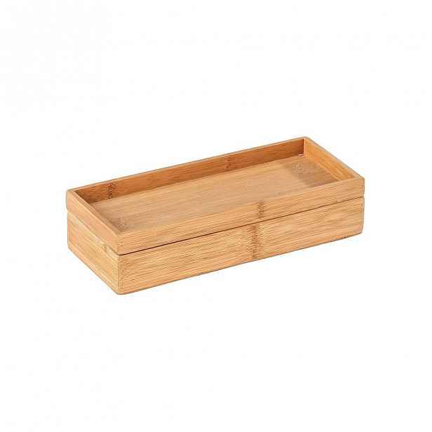 Bambusový úložný box s podnosem Wenko Terra