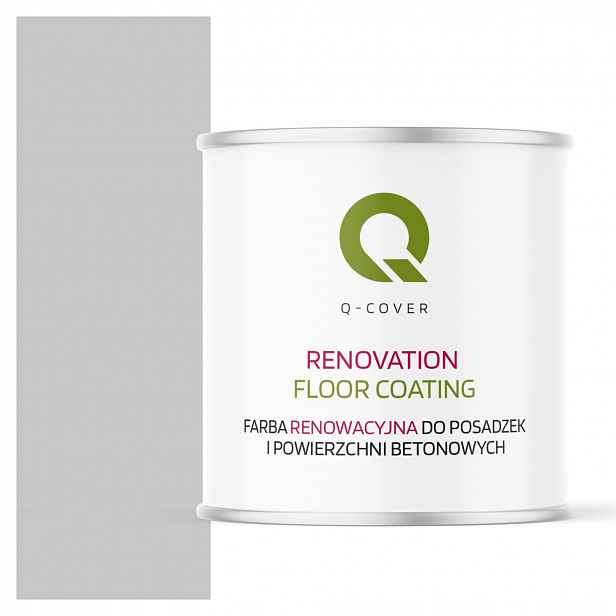 Barva Pro Renovaci Podlah Z Betonu Garáž Šedá Mléčná Ral 7047 Polomatná 2,5 L