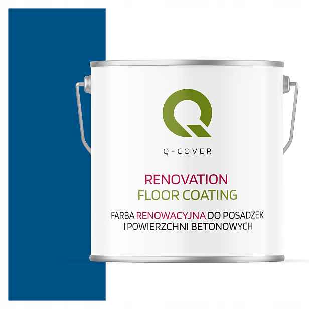Barva Pro Renovaci Podlah Z Betonu Modrá RAL5005 Lesklá 5L Výrobce