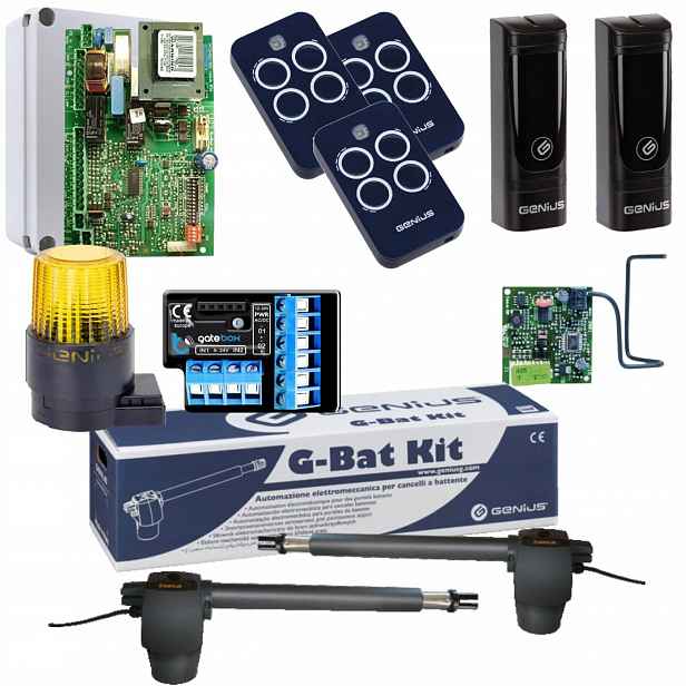 Genius G-BAT400+ Modul WiFi Lampa+ Pilot 3ks pohon dvoukřídlé brány