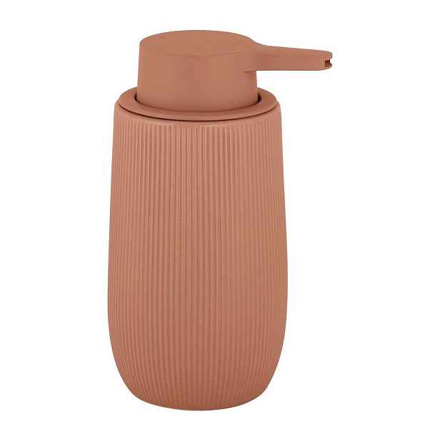 Hnědý plastový dávkovač mýdla 400 ml Fablo – Wenko