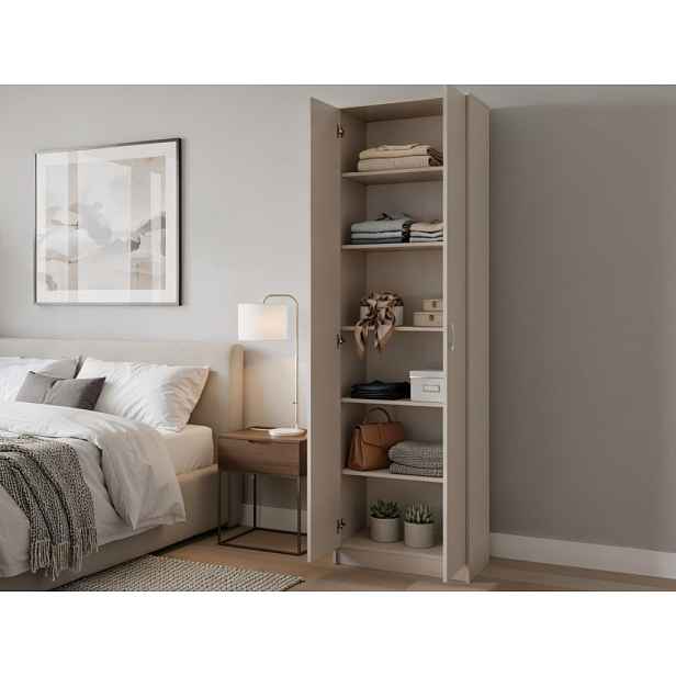 Policová skříň Vincent, béžová kašmír