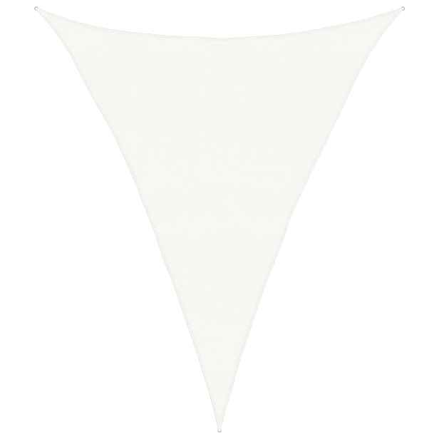 vidaXL Stínící plachta 160 g/m² bílá 4 x 5 x 5 m HDPE