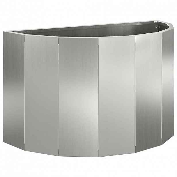 vidaXL Truhlík Stříbrná 60 x 30 x 35 cm Pozinkovaná ocel
