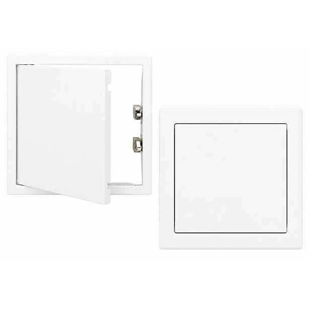 300x300 mm Dvířka kovová Revize Klapka 30x30 Bílé Stropní Stěna