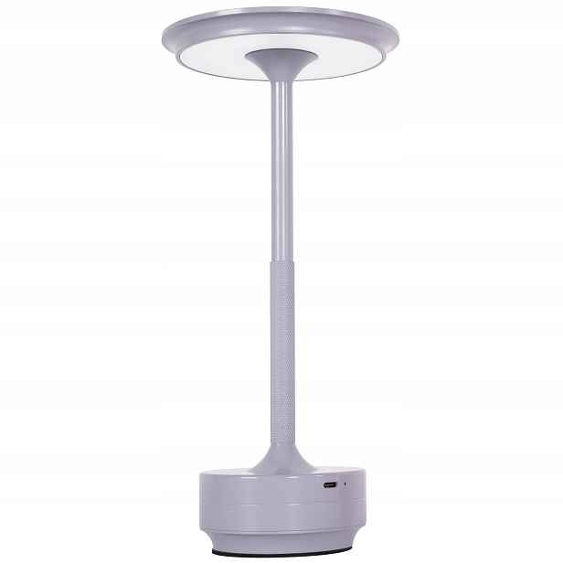 Noční Lampa Stolní Akumulátor Usb Barvy Světle šedá