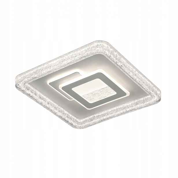 Tempio, Moderní, dekorativní, čtvercový stropní svítidlo Led Dálkový Ovladač, 55W, 3575LM