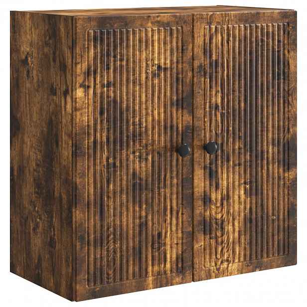 vidaXL Nástěnná skříň Kouřový dub 59 x 31 x 60 cm Kompozitní dřevo