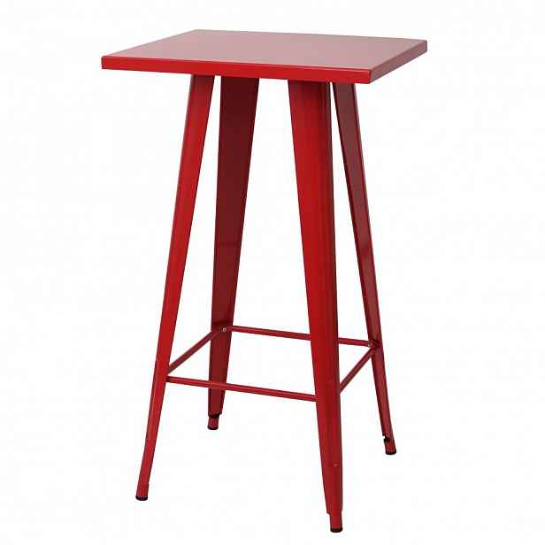 Barový stůl HWC-A73 Červená