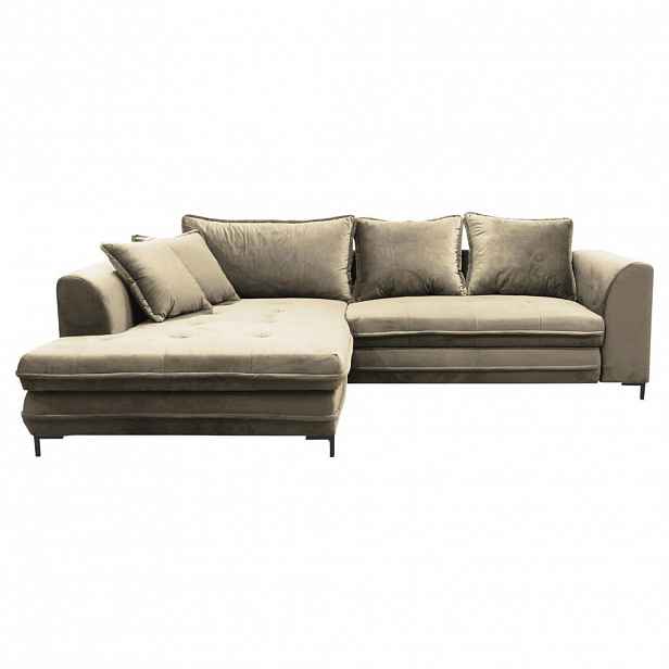 Livetastic ROHOVÁ ROZKLÁDACÍ POHOVKA, textil, béžová