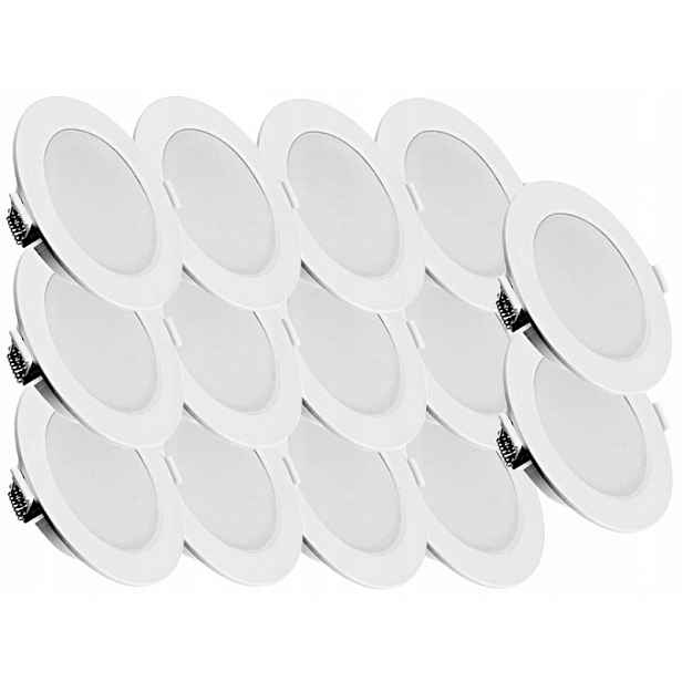 14x Plochá lampa Zápustné svítidlo Panel Slim Led 6W Barva Studená 6500K