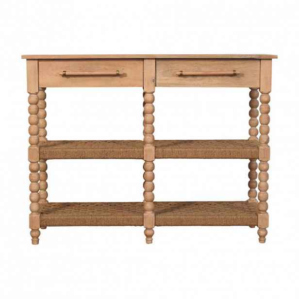Artisan Furniture NOČNÍ STOLEK s povrchem v barvě kaštanu, 1 zásuvkou, 1 otevřenou policí, tmavě hnědý
