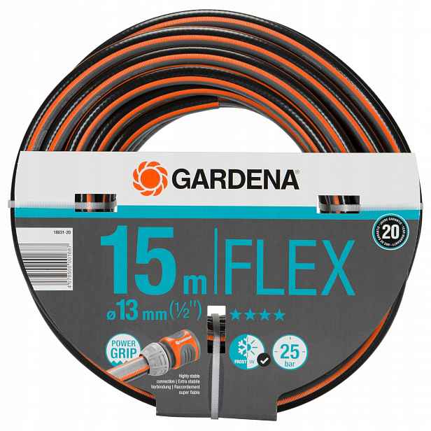 Gardena 18031-20 Hadice 15 m Šedá/Oranžová