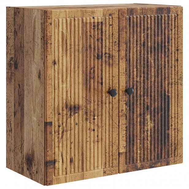 vidaXL Nástěnná skříň Staré dřevo 59 x 31 x 60 cm Kompozitní dřevo