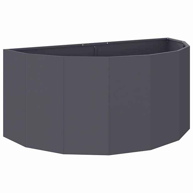 vidaXL Truhlík Antracit 120 x 60 x 50 cm Ocel