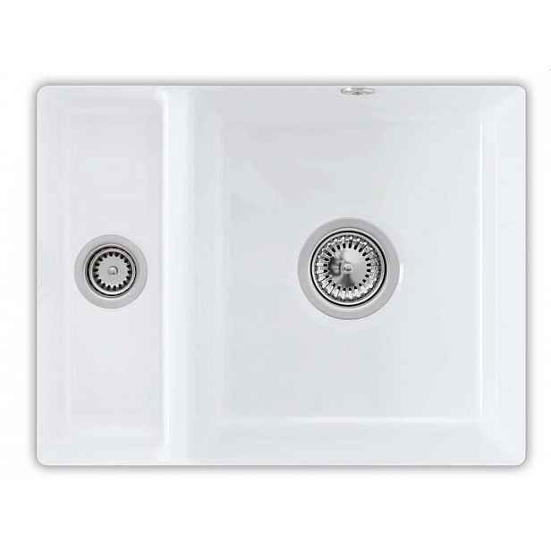 Villeroy & Boch Subway 60 - Keramický dřez 55x44 cm, CeramicPlus, Stone White 675801RW