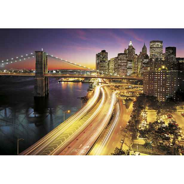 Fototapeta New York Město V Noci 368 X 254 CM