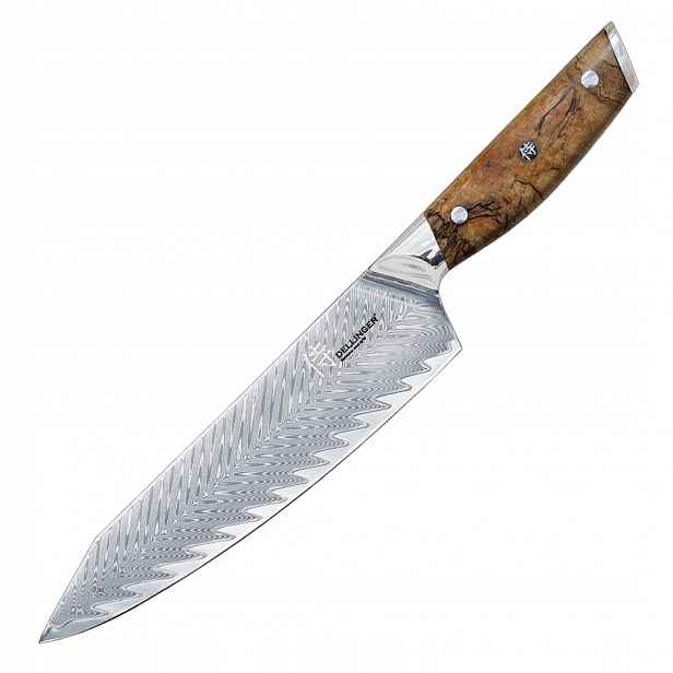 Nůž Šéfkuchaře Chef 20.5 cm Nerezový Dellinger Resin Future Hnědý