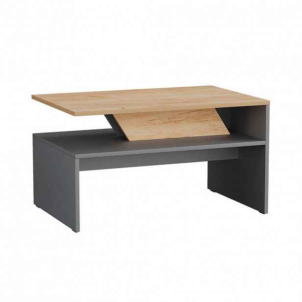 Vicco KONFERENČNÍ STŮL Arden Antracit/Artisan 80 x 52.6 cm
