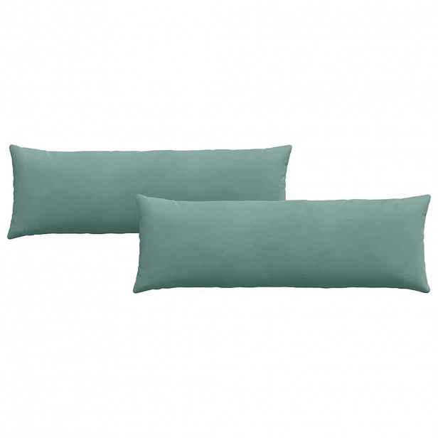 vidaXL Pohovkové polštáře 2 pcs Mořská zelená 120 x 40 cm