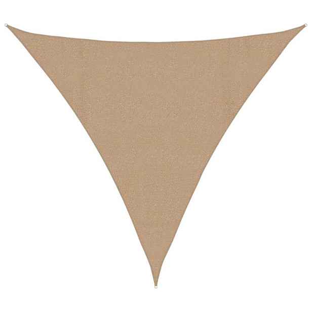 vidaXL Stínící plachta 160 g/m² taupe 5 x 5 x 5 m HDPE