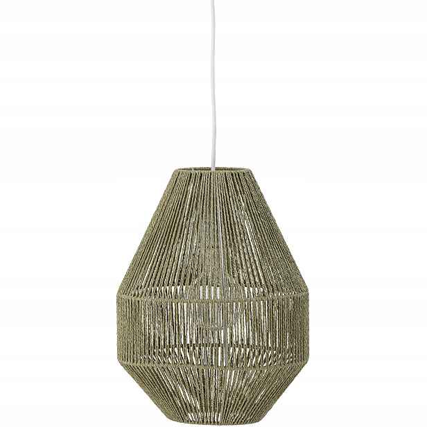 Závěsná lampa Bloomingville Sacco zelená E27 30 cm