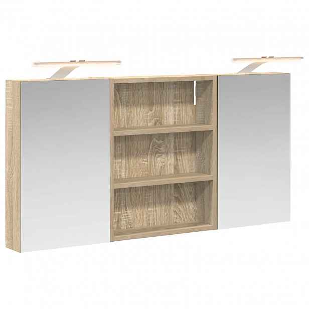 vidaXL Sada koupelnových skříněk 3 ks 100 x 10,5 x 50 cm