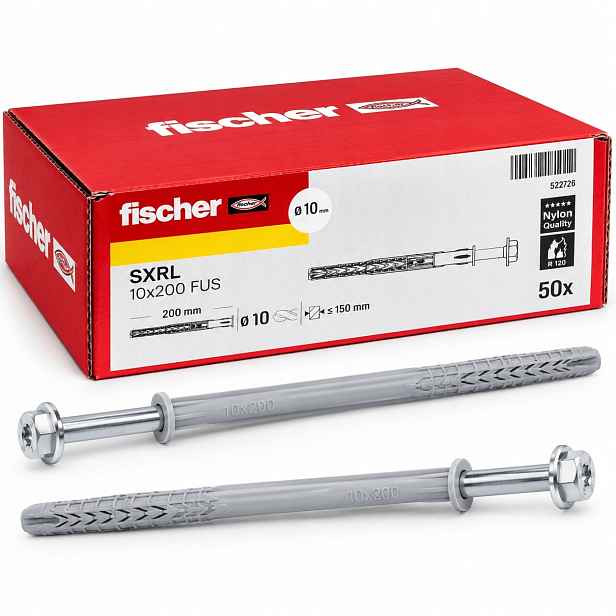 Fischer Sxrl 10x200 Fus hmoždinka rámová Eta, beton a zdivo, 50 ks