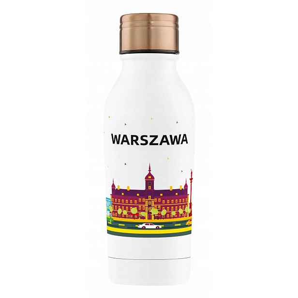 Root7 Termální láhev Varšava 350 ml Varšava voda káva termoska pro dítě
